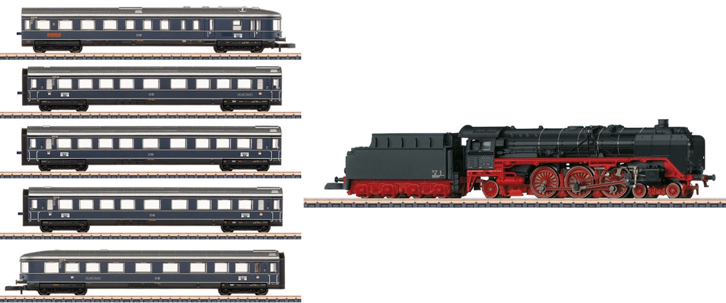 BR 01 & Fernschnellzug „Blauer Enzian“