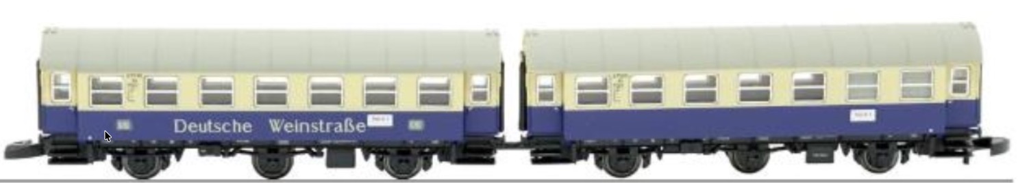 Umbauwagen-Paar, 2. Klasse.